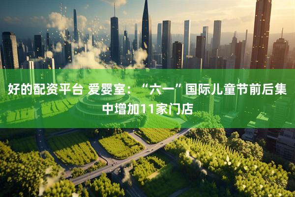 好的配资平台 爱婴室：“六一”国际儿童节前后集中增加11家门店